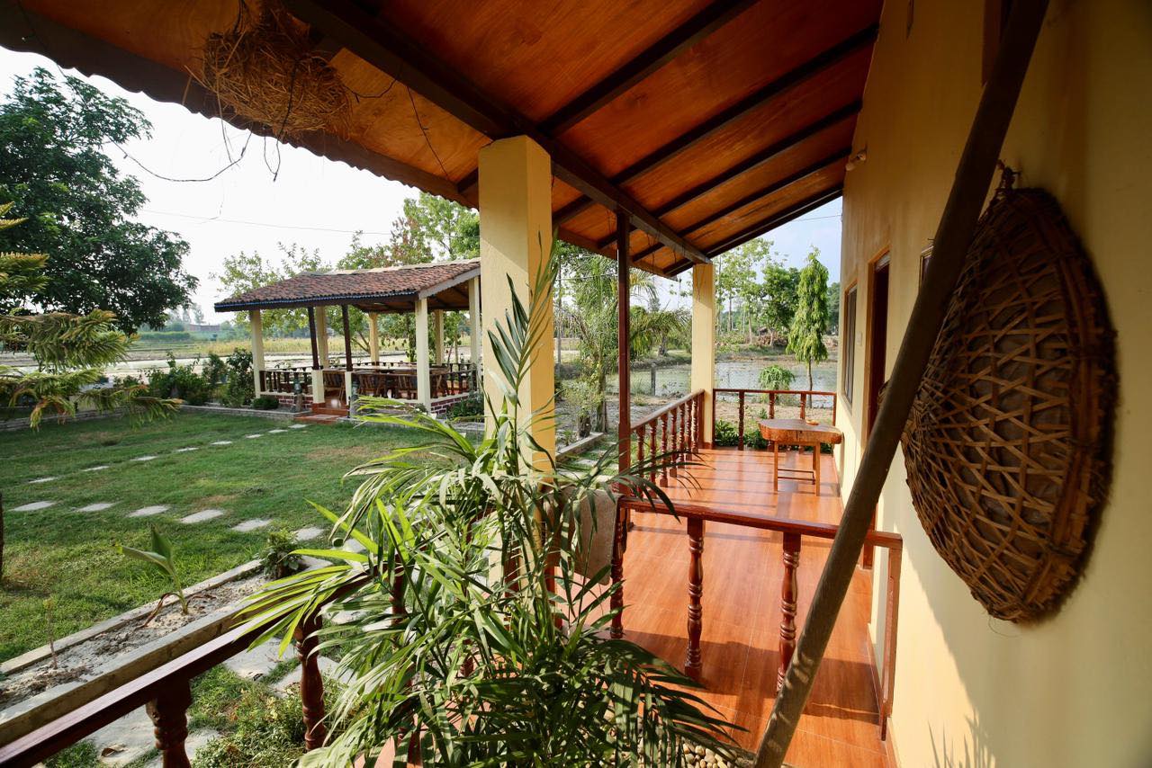 Guest area at Bardia Eco-Friendly Homestay